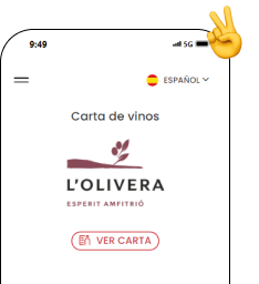 carta de vinos digital